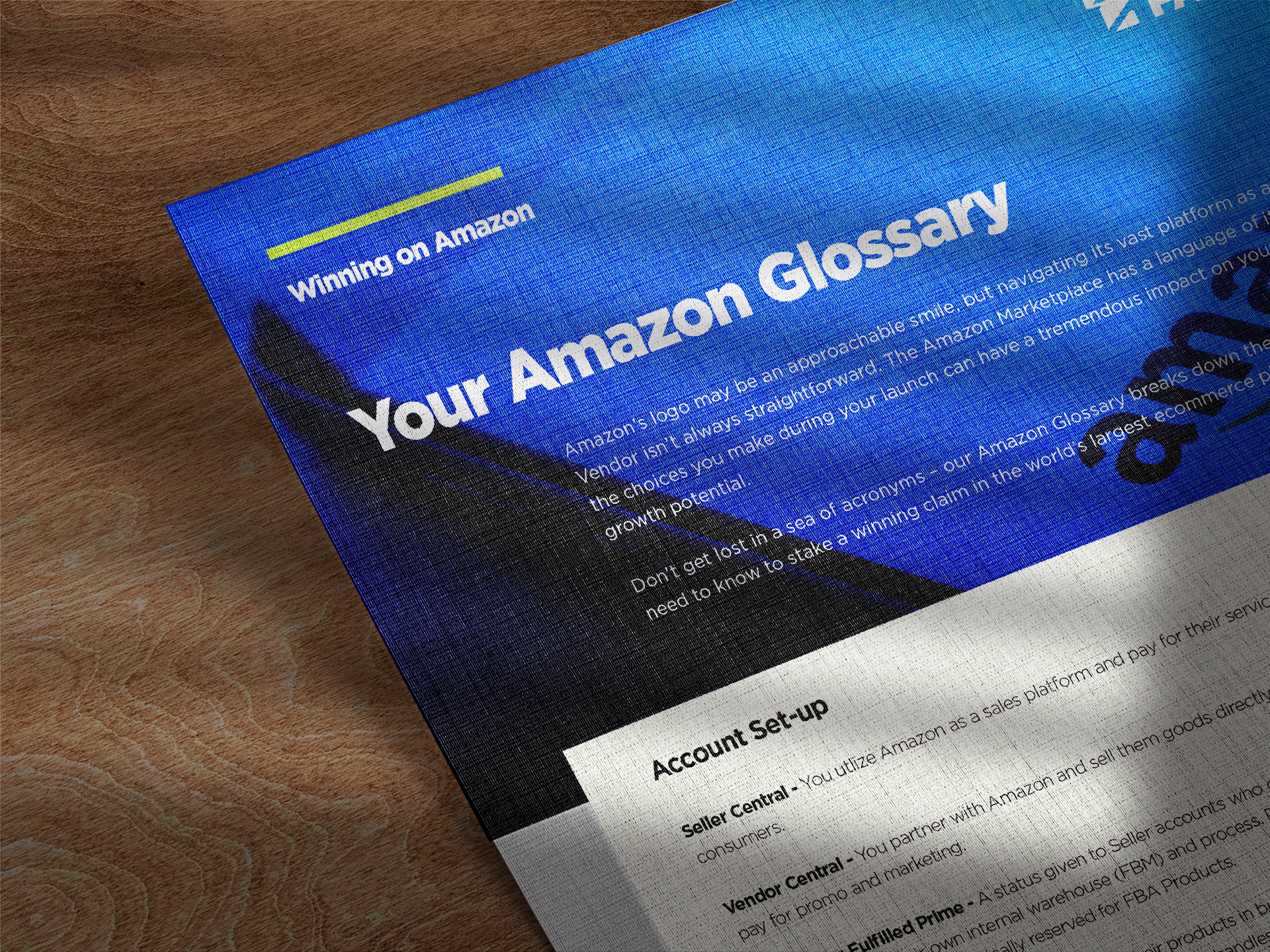 Amazon Glossary Mockup
